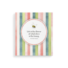 Bee Pocket Notepad – Stripes