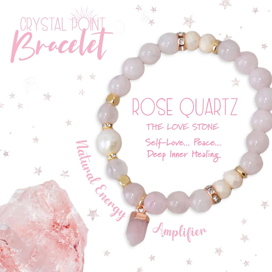 Bracelet Rose Quartz Set