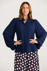 Penny Blouse – Navy
