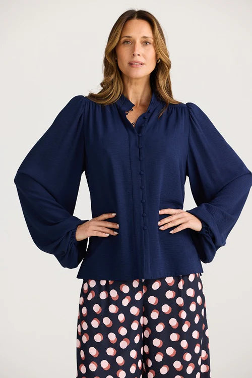 Penny Blouse – Navy
