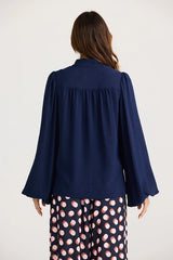 Penny Blouse – Navy