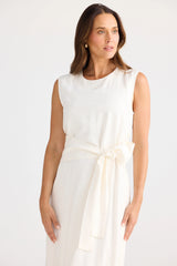 Turning Point Dress- Off White