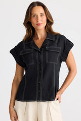 Portia Shirt - Black