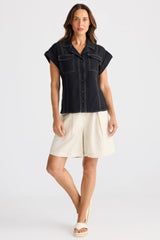 Portia Shirt - Black