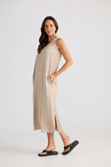 Celine Dress – Taupe