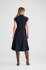 Mayfair Shirt Dress – Navy