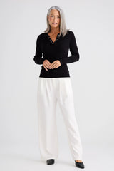 Brave & True Rocca Knit Top - Black