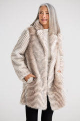 Brave & True Jungle Coat - Grey Stripe