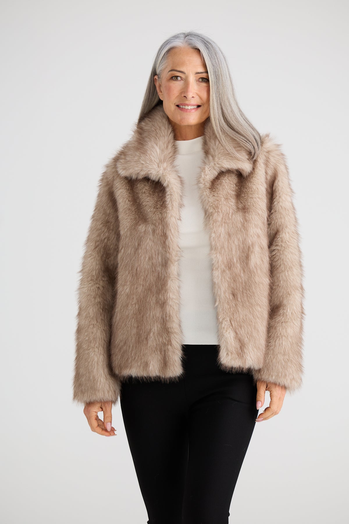 Brave & True Steinway Jacket Taupe Fleck