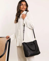 Louenhide Baby Cruiser Black Woven Tote Bag