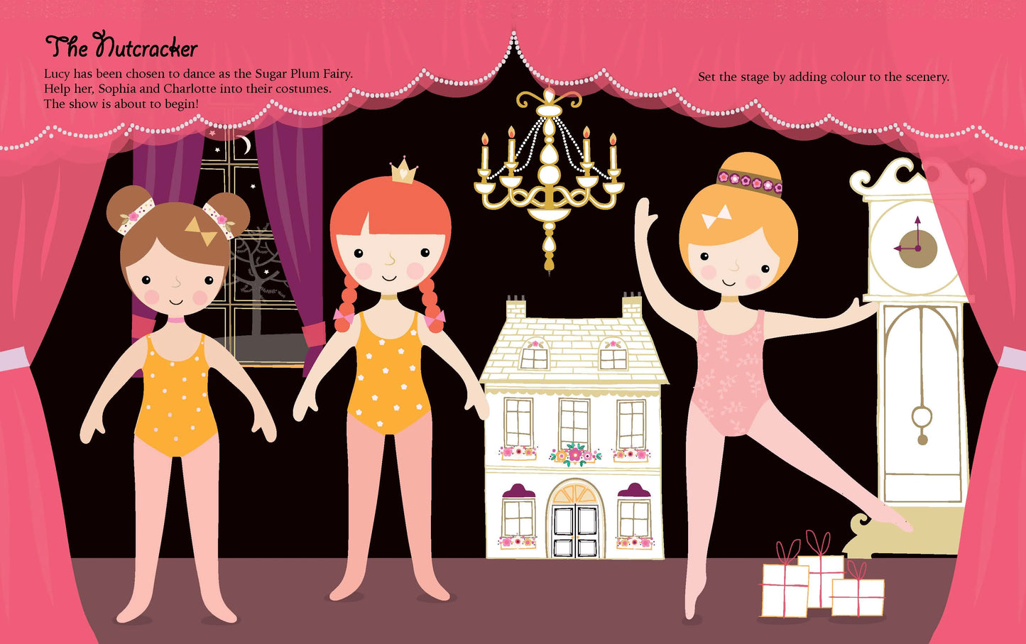 Sticker Dress Up Book Ballerina