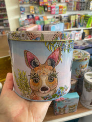 Banksia Red Kangaroo mug and coaster set in collectable tin
