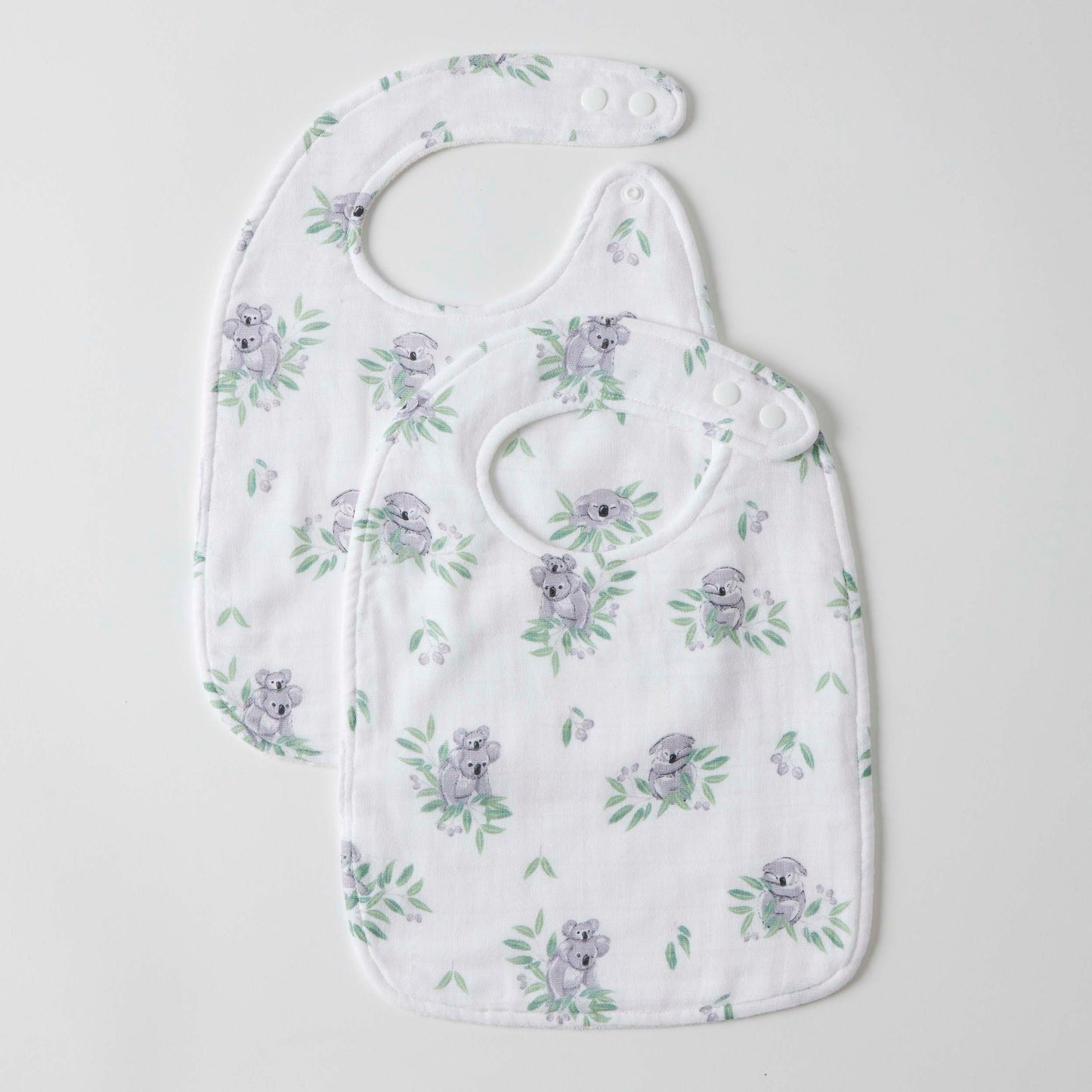 Jiggle & Giggle Koala Cuddles Muslin Bib 2 Pack