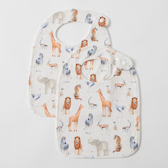 Jiggle & Giggle Zambezi Jersey Bibs 2 Pack