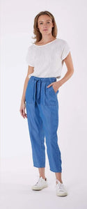 Billie Tencel Pants Dark Denim