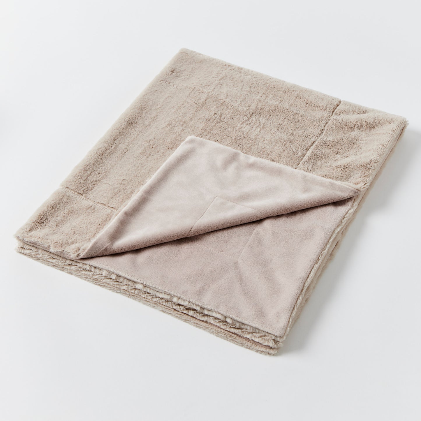 Jiggle & Giggle Inka Faux Fur Baby Blanket Beige