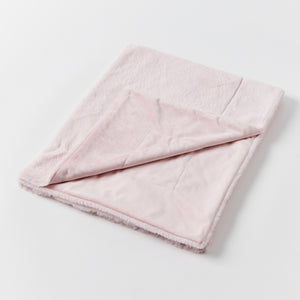 Jiggle & Giggle Inka Faux Fur Baby Blanket Pink