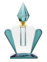 Load image into Gallery viewer, Peacock Blue Glass Perfume Bottle 19CM