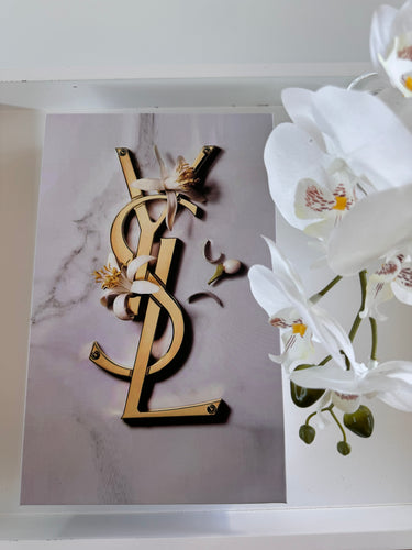 Book Box Ysl Gold Letters