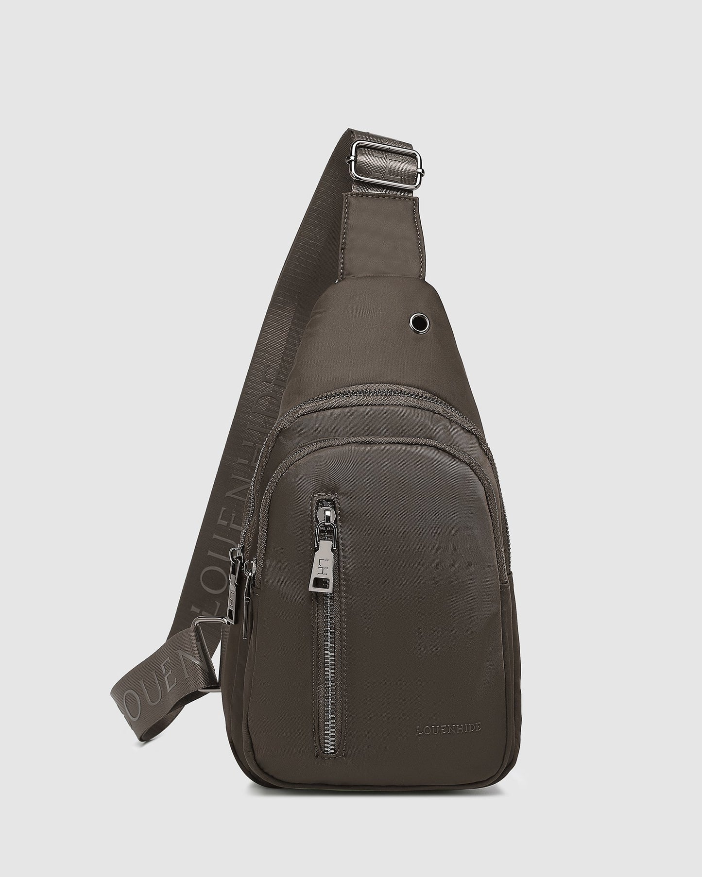 Louenhide Boyd Chocolate Nylon Sling Bag