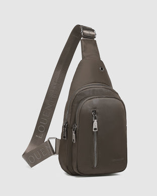 Louenhide Boyd Chocolate Nylon Sling Bag