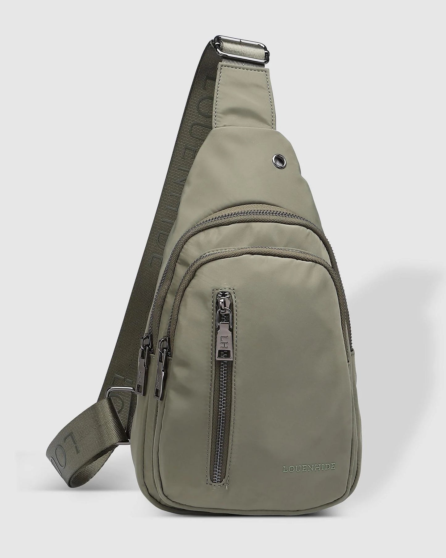 Louenhide Boyd Nylon Sling Bag Khaki