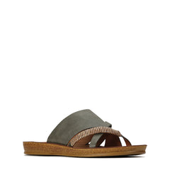 Bride Slide Shoes - Khaki