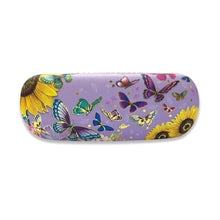 Load image into Gallery viewer, Lisa Pollock Glasses Case Gold Sunny Butterflies