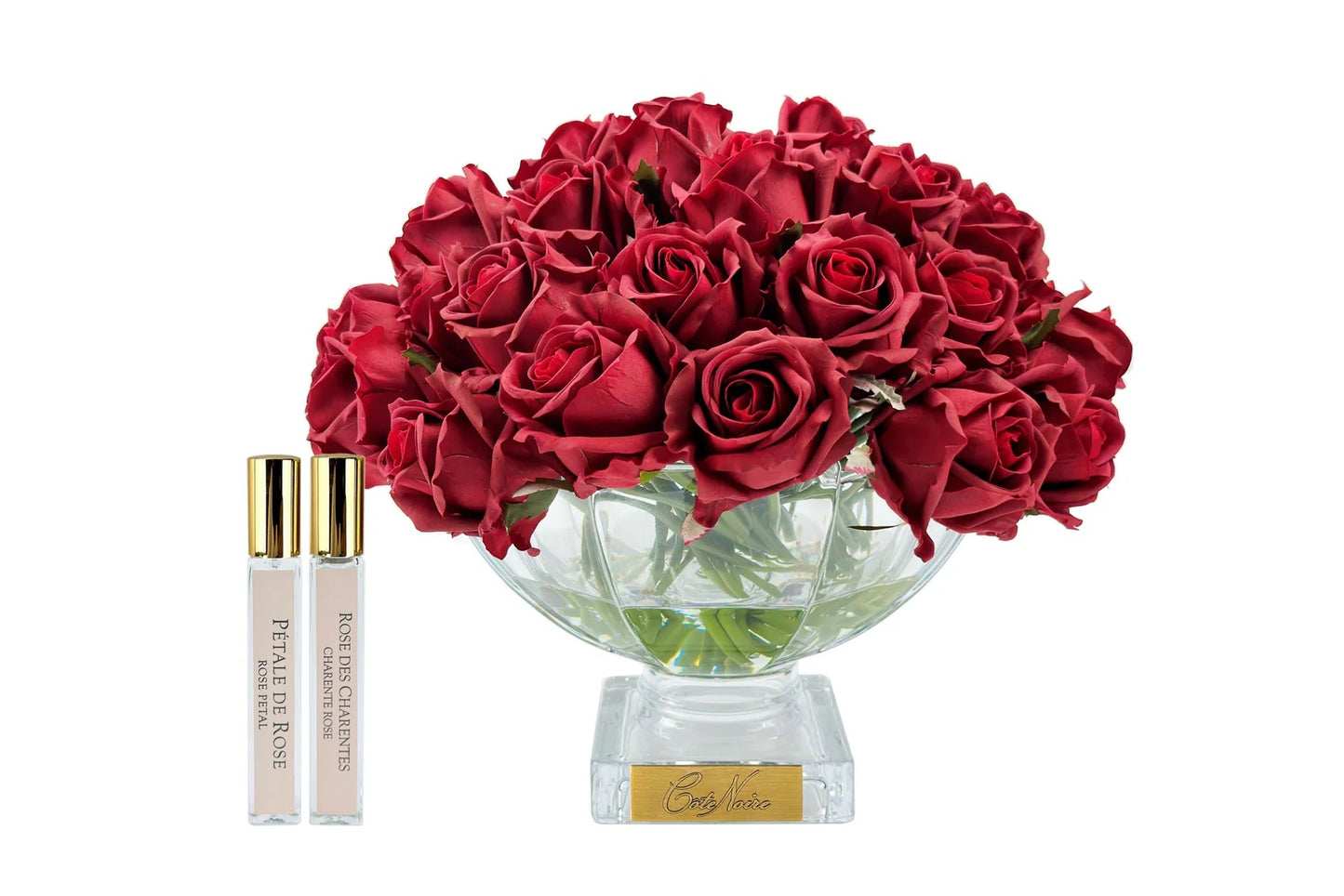 Côte Noire Luxury Centrepiece 37 Rose Bud Bouquet - Red