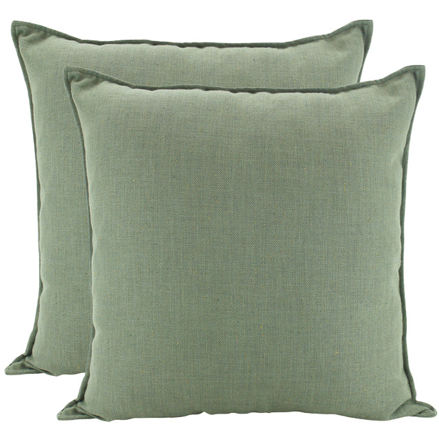 Linen Sage Cushion 55x55 cm