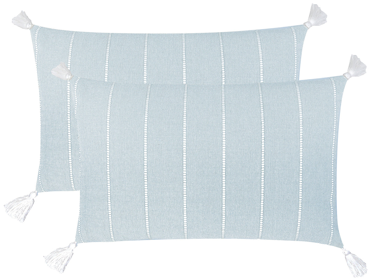 Jessy Cotton Cushion 50x30 Light Blue - Soft and Stylish