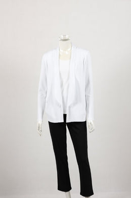 Cardigan Zip White