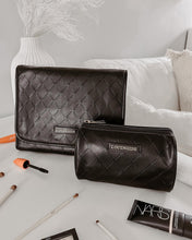 Load image into Gallery viewer, Louenhide Cleo Cosmetic Case and Penny Makeup Bag Set Black