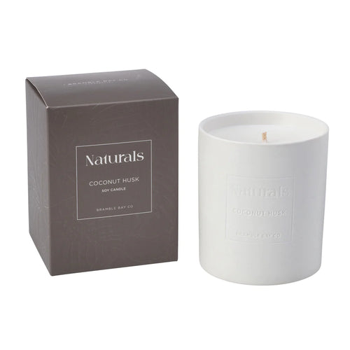 Bramble Bay Collections Naturals Coconut Husk Candle