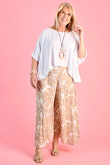 Sydney Wide Leg Pant – Seashell Natural