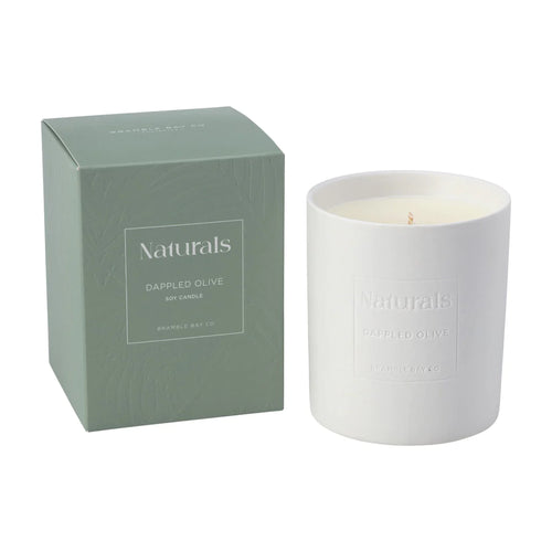 Bramble Bay Collections Naturals Dappled Olive Candle