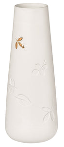 Embossed Porcelain Gold leaf Vase