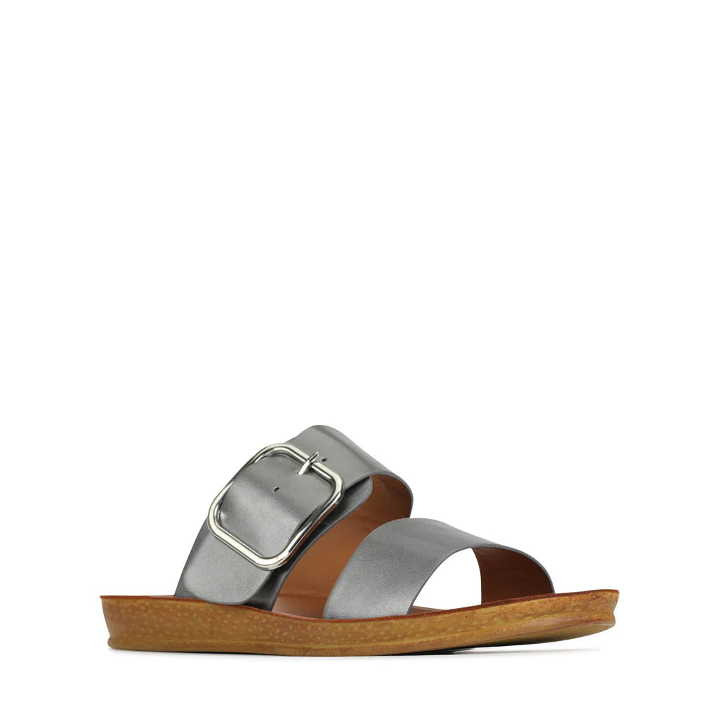 Doti Slip-On Sandals - Steel