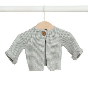 D-Lux Elf Knitted Baby Cardigan Grey