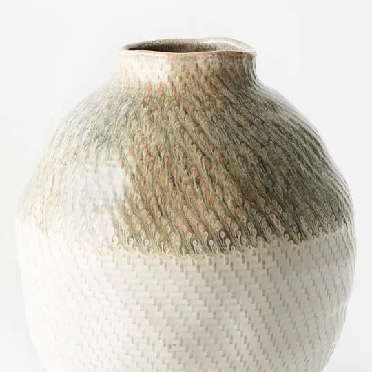 Emira Pot Celadon Wash 30cm x 26cm