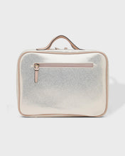 Load image into Gallery viewer, Louenhide Emma Cosmetic Case Metallic Nude