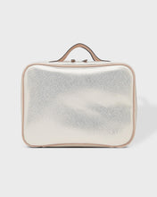 Load image into Gallery viewer, Louenhide Emma Cosmetic Case Metallic Nude