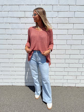 Load image into Gallery viewer, Worthier Emma Knit Top Dusty Rose