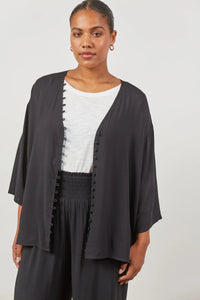 Euphoria Button Top Onyx