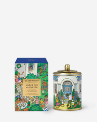 Glasshouse Under The Mistletoe 380g scented soy candle in limited-edition 2026 Christmas vessel