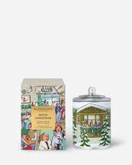 Glasshouse White Christmas 380g scented soy candle in limited-edition 2026 Christmas vessel