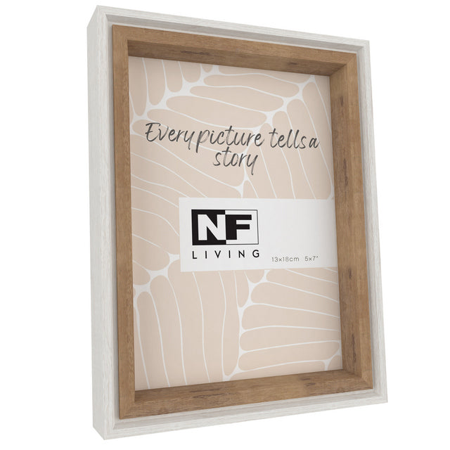 Boxed Frame White Photo Frame – 5×7