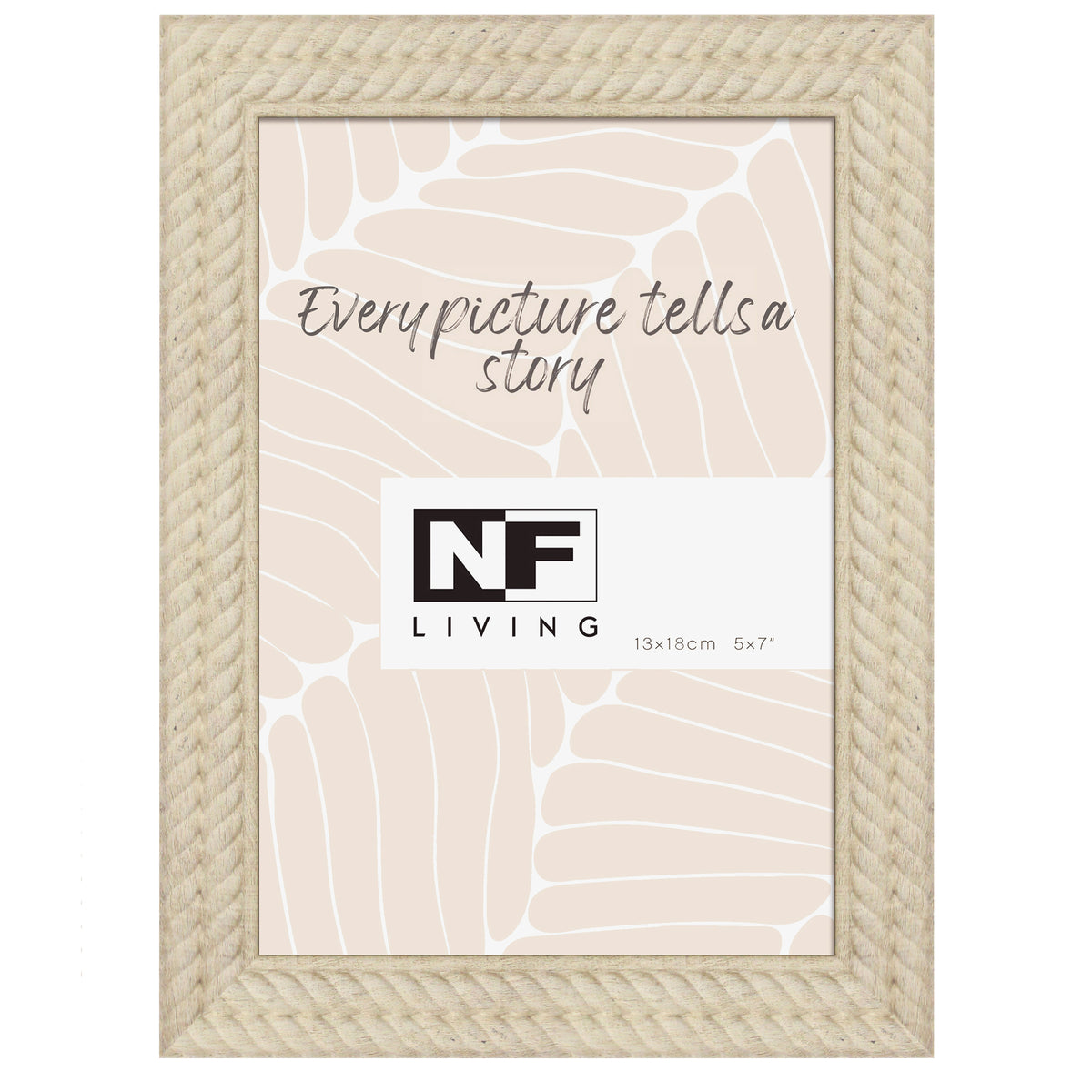 Twist & Frame White Photo Frame – 5×7