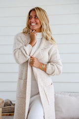 Long Cardigan - Winter White