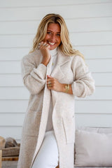 Long Cardigan - Winter White